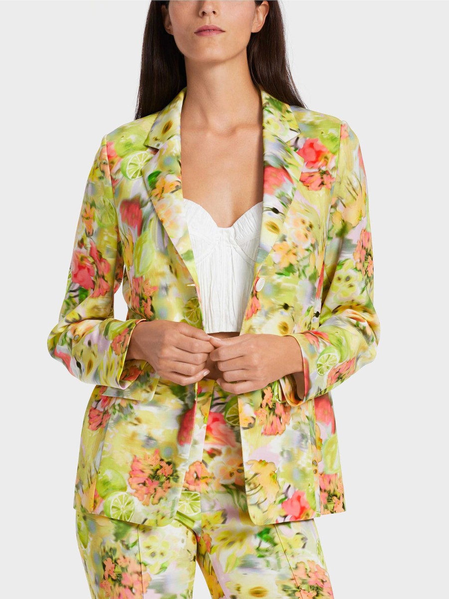 Marc Cain Blazer In The Current Blurry Print Blazer