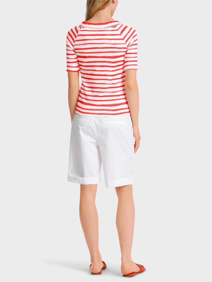 Marc Cain Rethink Together Striped T-Shirt Shirts & Tops