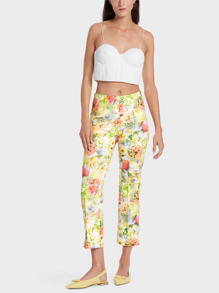 Marc Cain Fatsa Trousers With Blurry Print Pantsuits