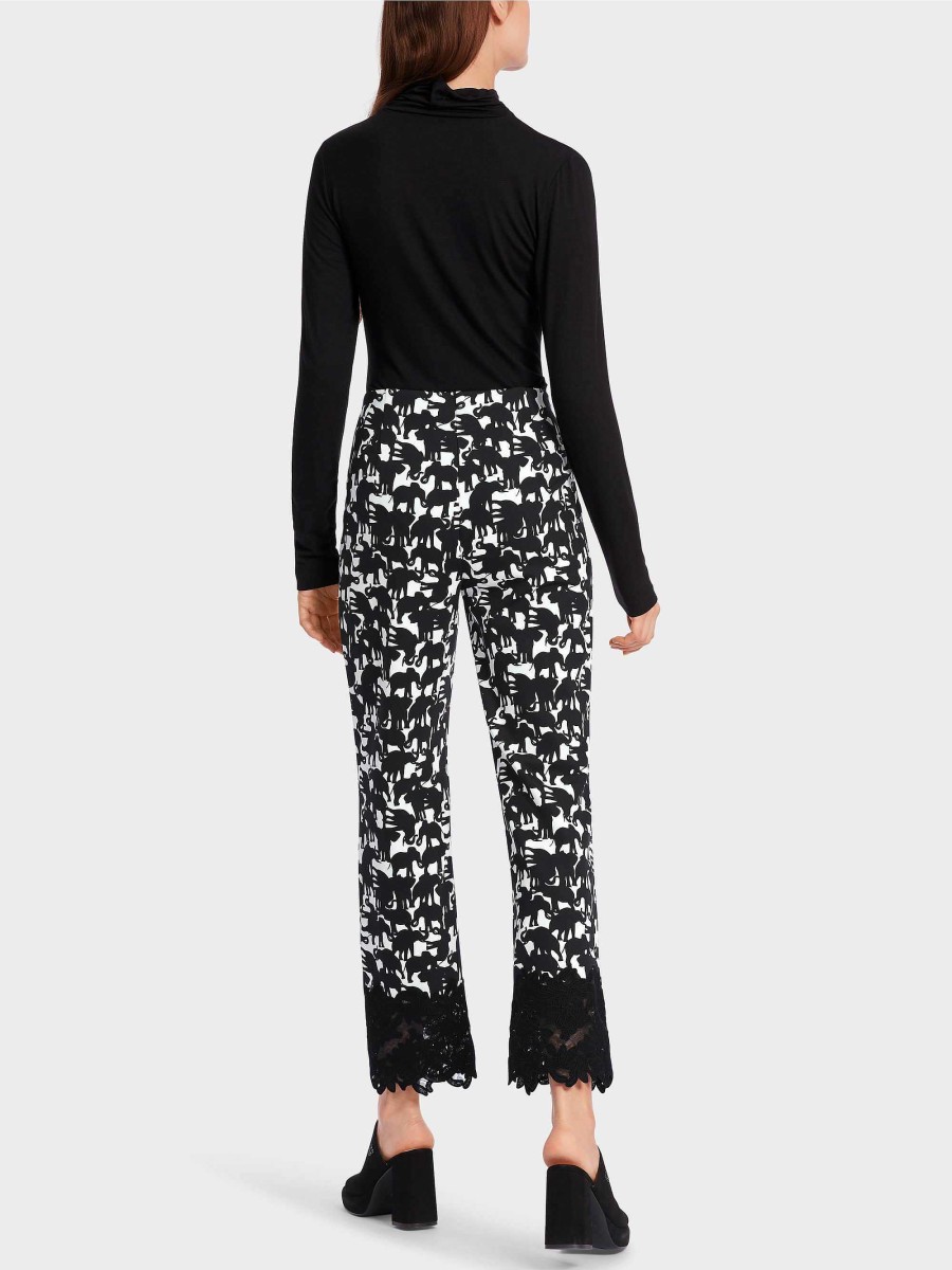 Marc Cain Fatsa Trousers In An Animal Design Pants