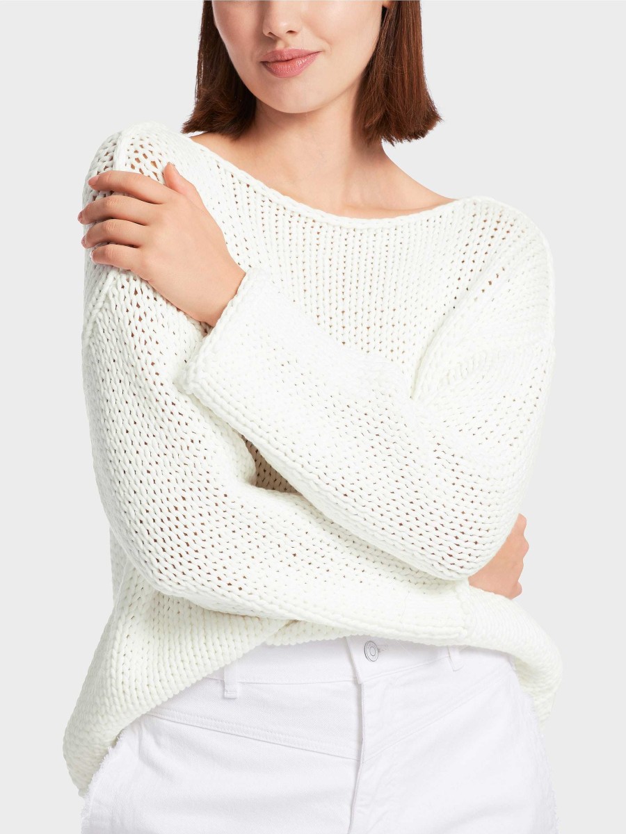 Marc Cain Sweater In Chunky Knitted In Germany Knit