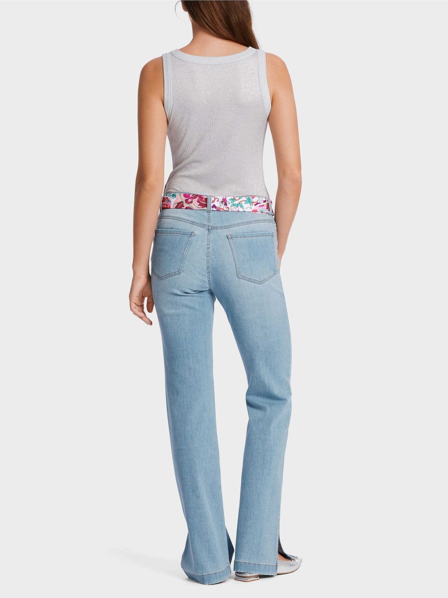 Marc Cain Faro Model With Side Slits Jeans