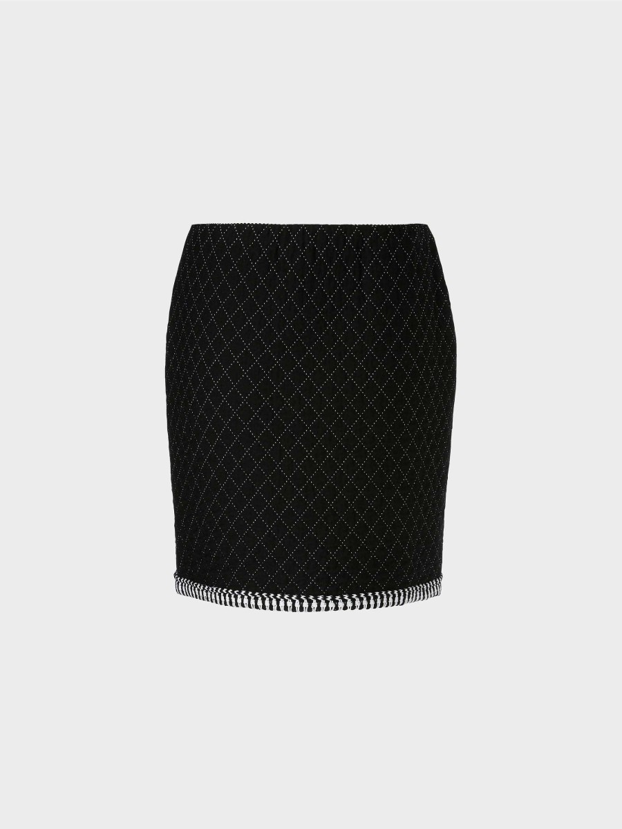 Marc Cain Mini Skirt Knitted In Germany Rocke