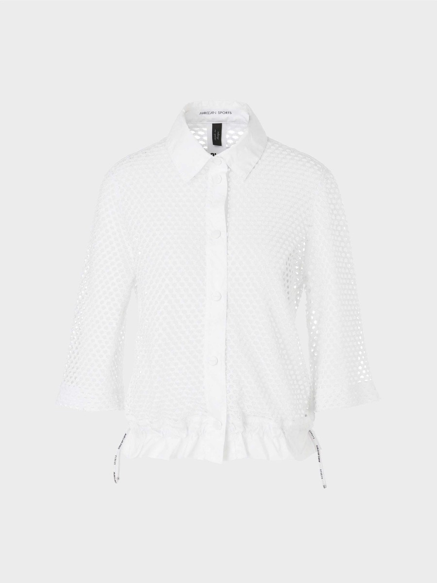 Marc Cain Airy Net Blouse Blouses & Tunics