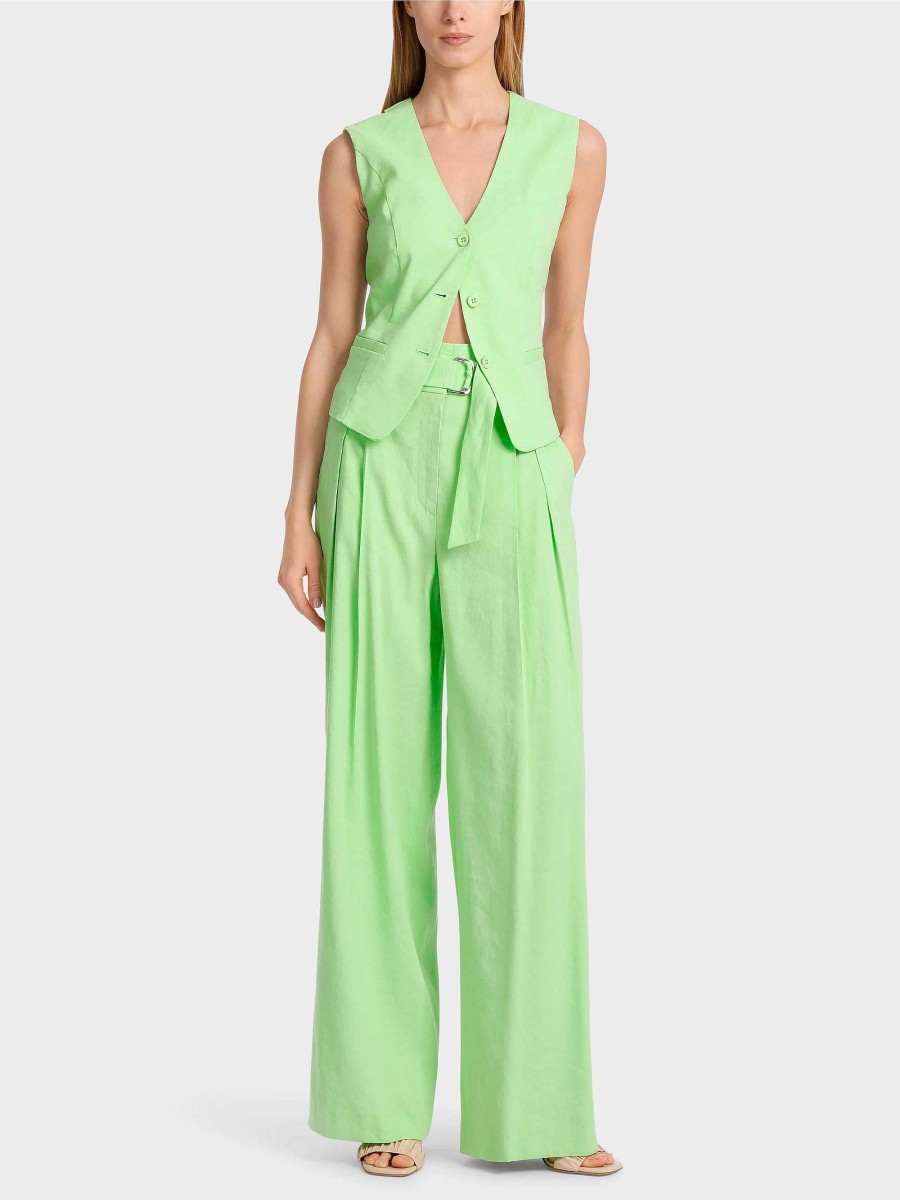 Marc Cain Model Wichita Trousers In Paperbag Style Pants