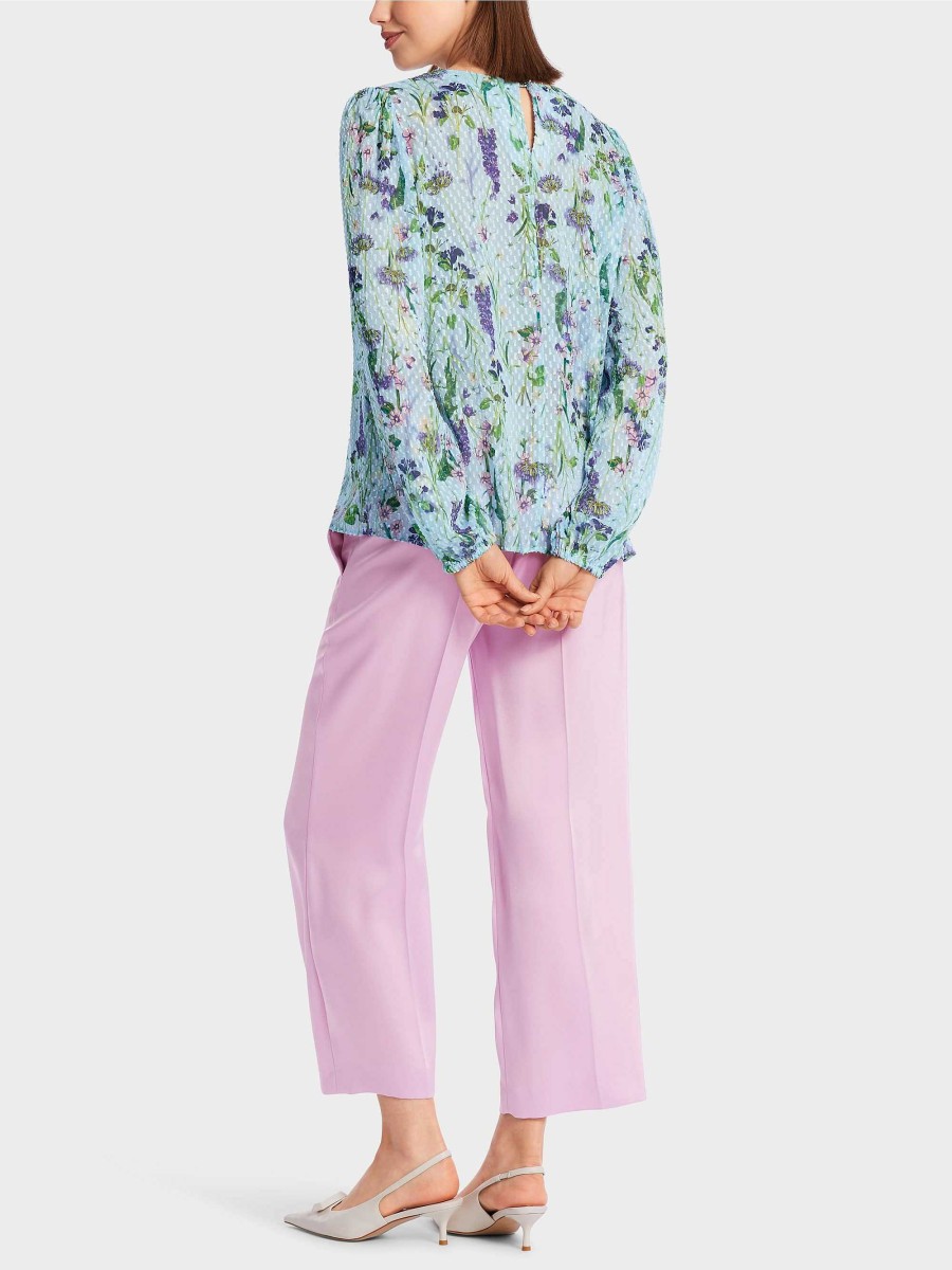 Marc Cain Blouse In A Floral Design Blouses & Tunics