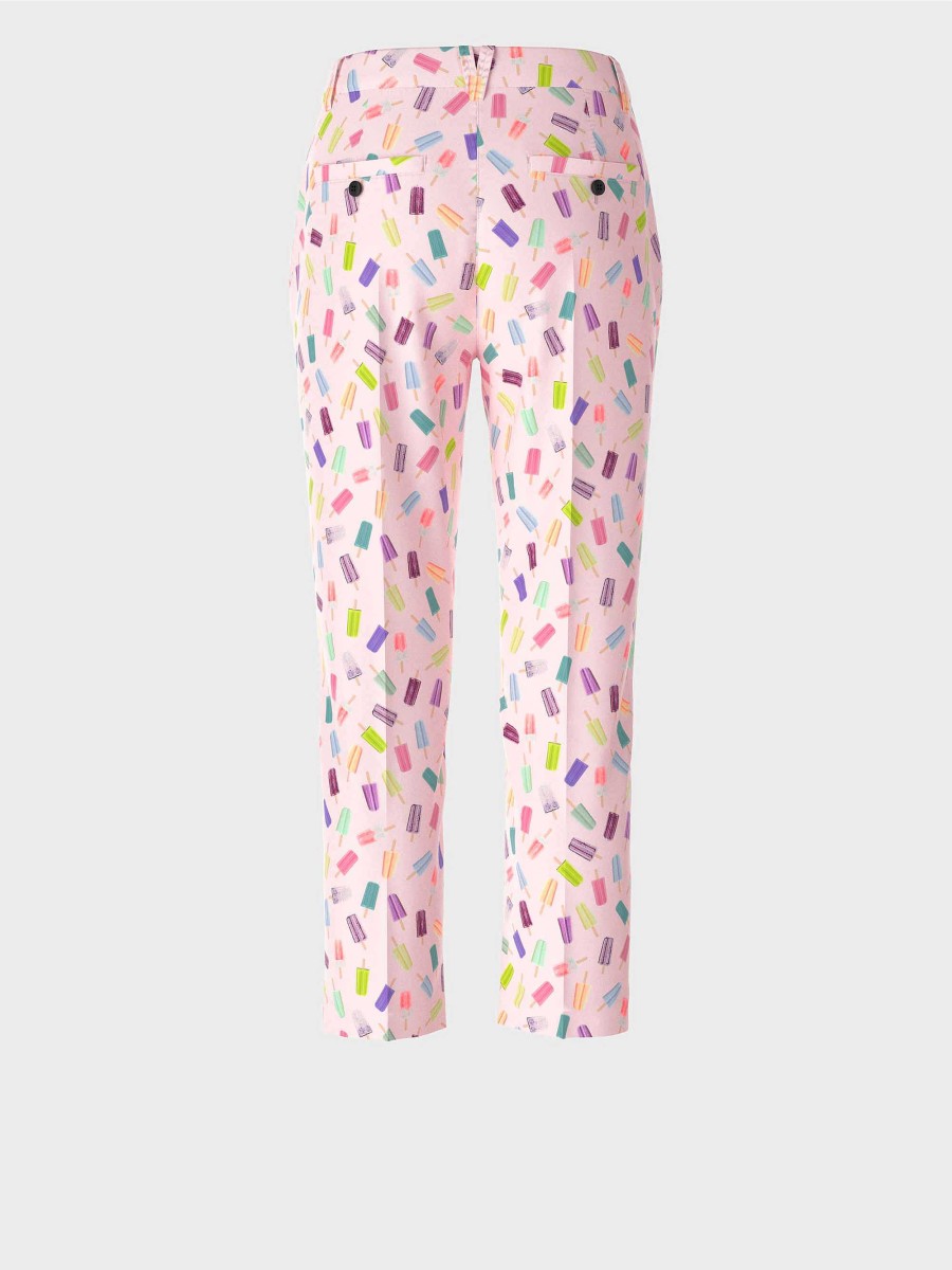 Marc Cain Franca Model With Popsicle Motif Pants