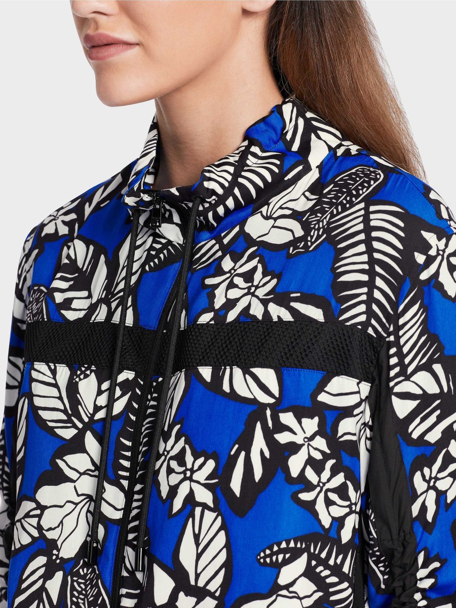 Marc Cain Sporty Jacket With Floral Print Jackets