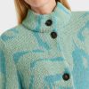 Marc Cain Coat Knitted In Germany Knit