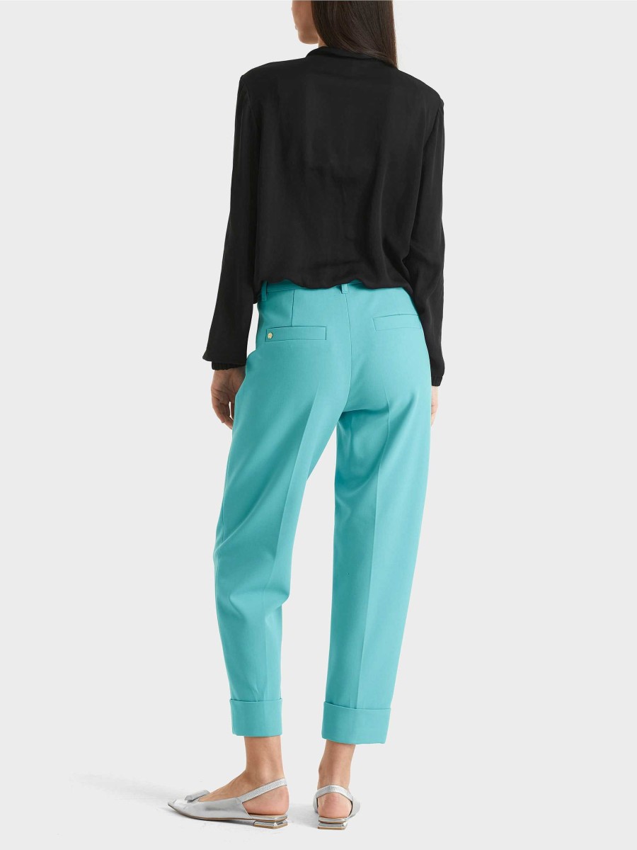 Marc Cain Fordon Trousers With Pleats And Cuffs Pants