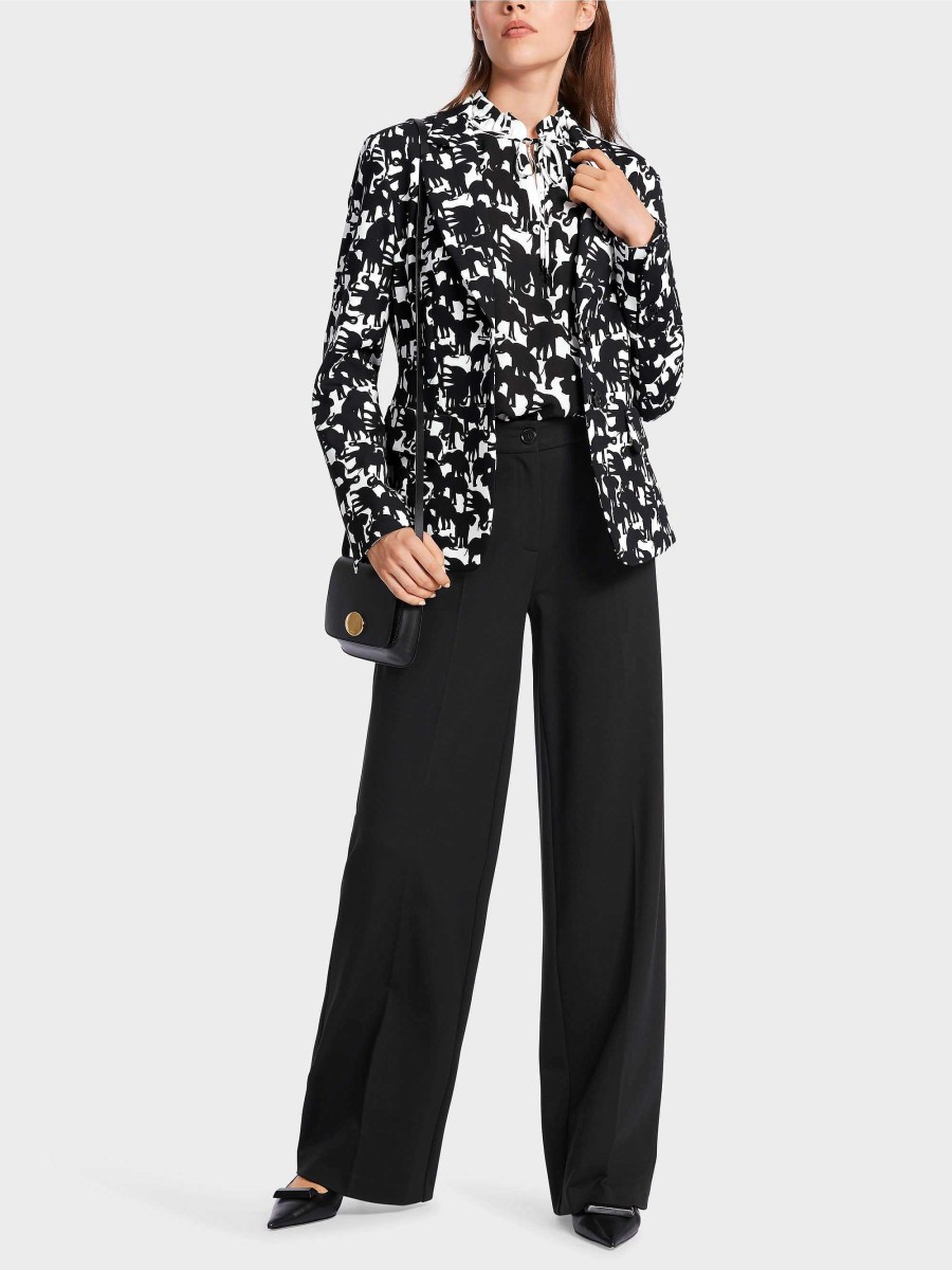 Marc Cain Blazer With Elephant Motif Pantsuits