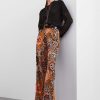 Marc Cain Model Wedi Palazzo Trousers With Galon Pants