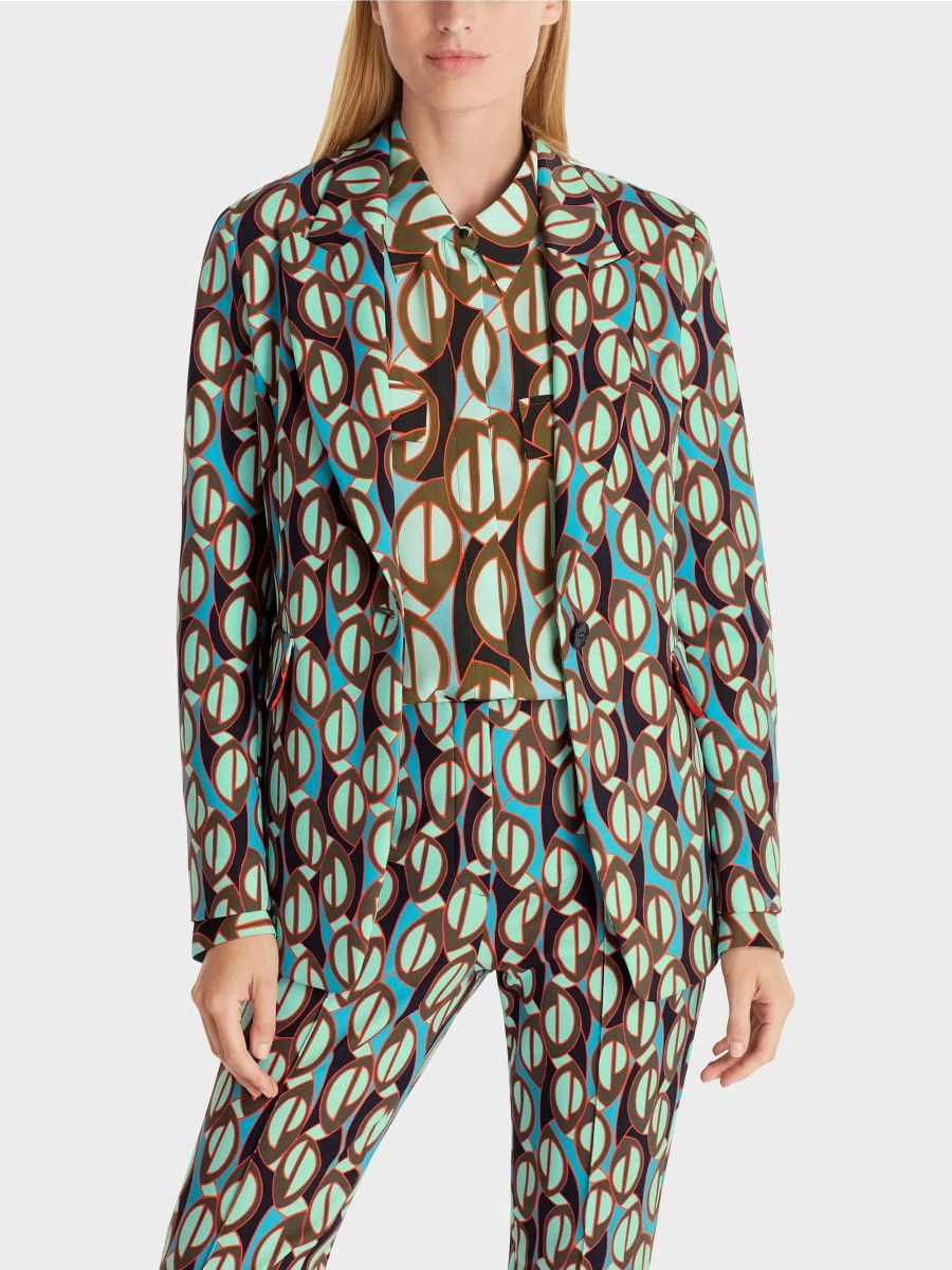 Marc Cain Blazer In A Graphic Design Blazer