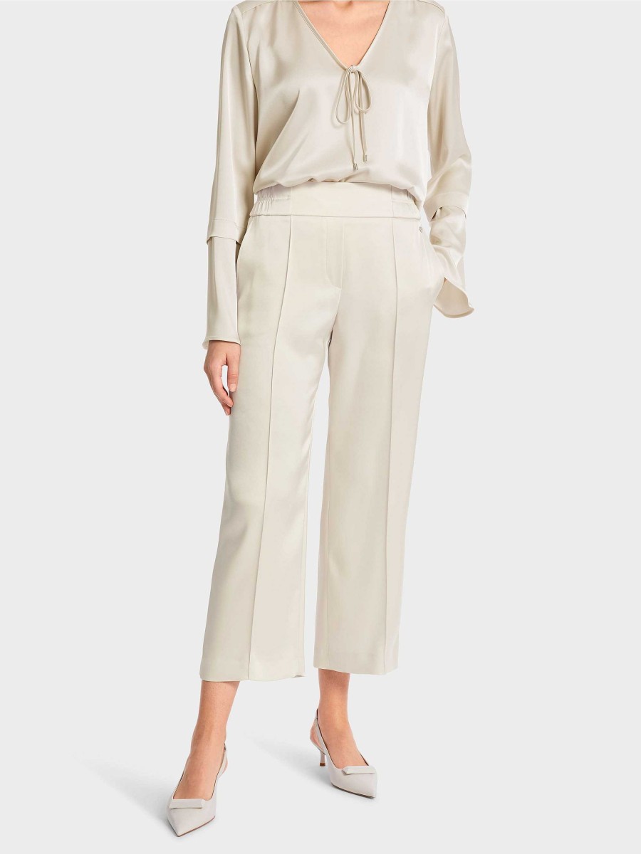 Marc Cain Washington Trousers With A Distinctive Waistband Pants