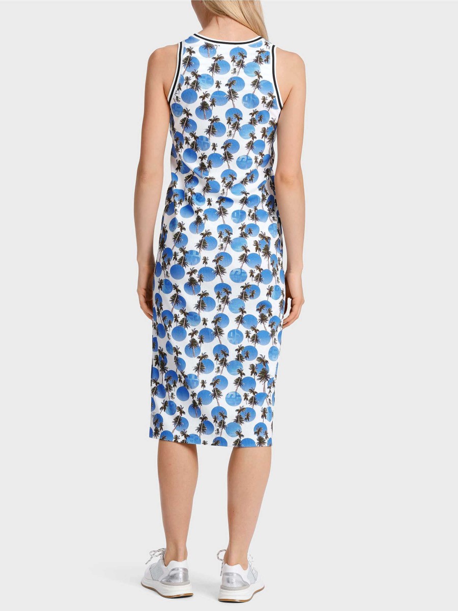 Marc Cain Beach Point Print Dress Dresses