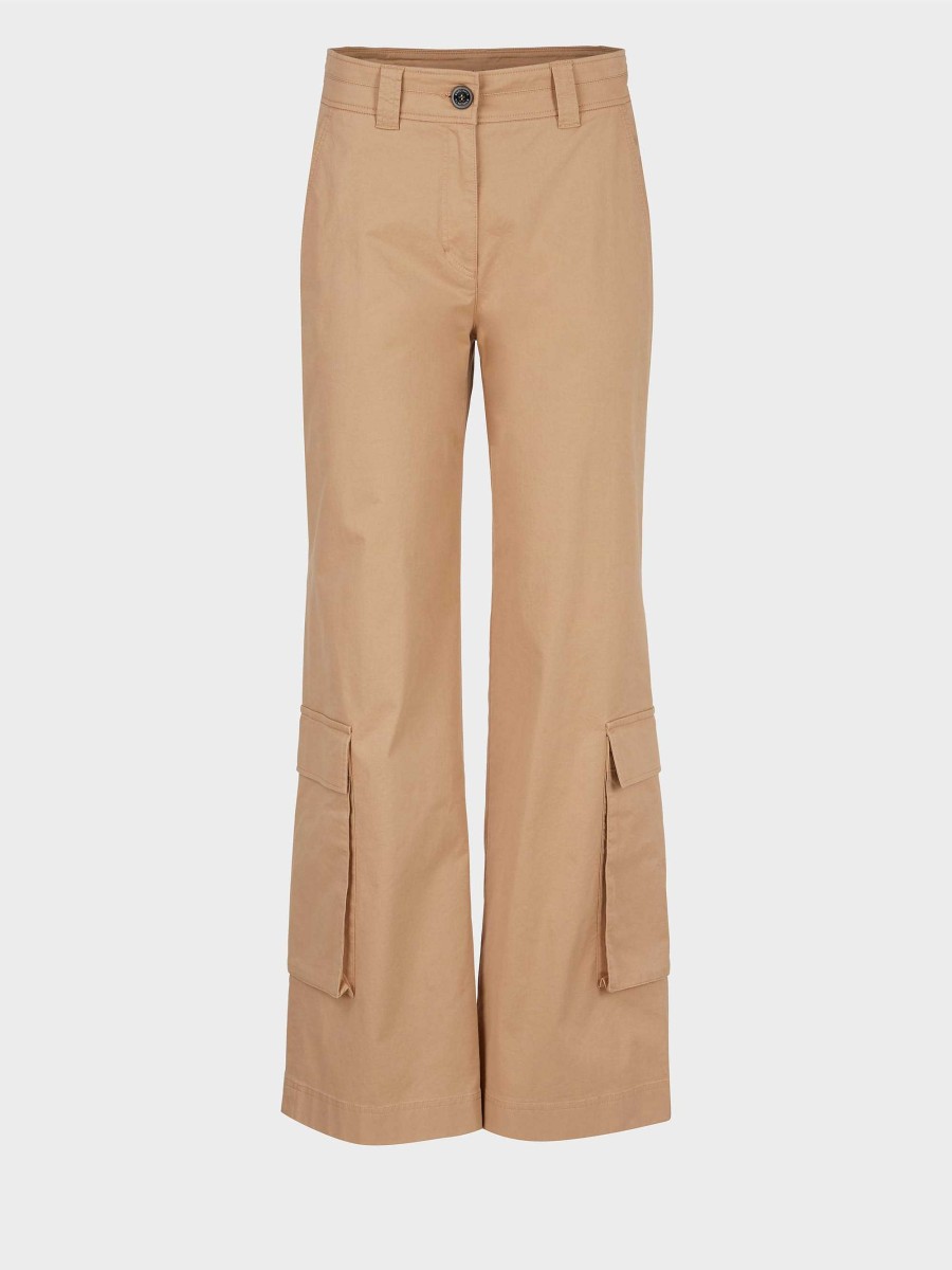 Marc Cain Warri Trousers With Wide And Long Legs Pants