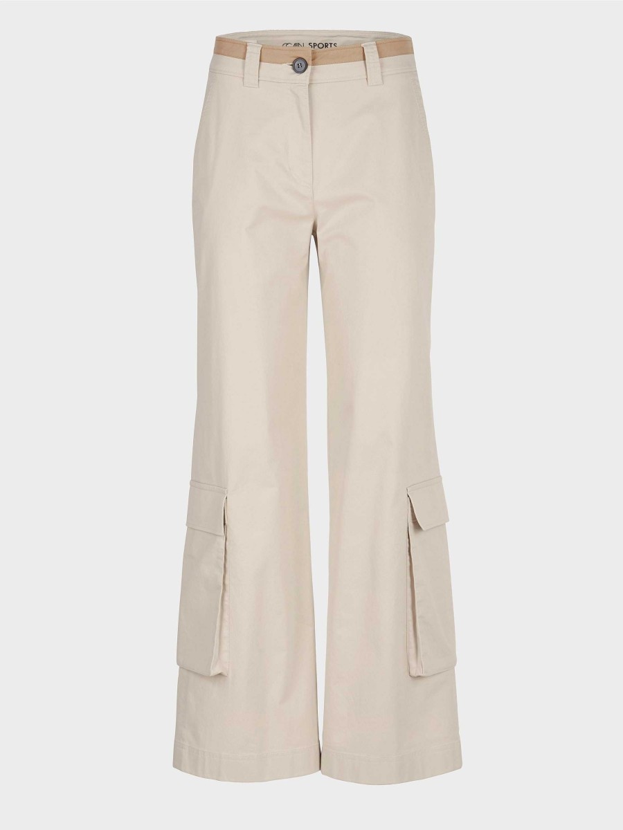 Marc Cain Warri Trousers With Wide And Long Legs Pants