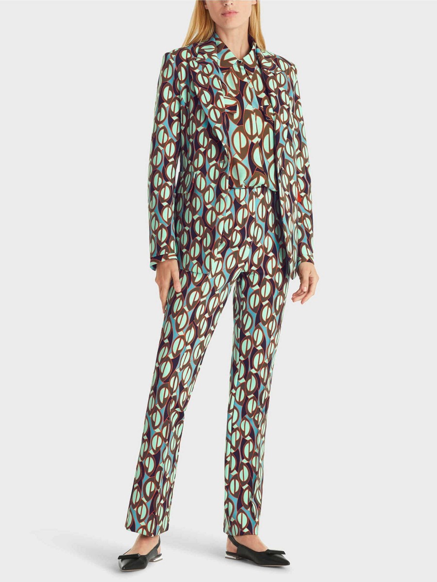 Marc Cain Frederica Trousers With All-Over Print Pantsuits