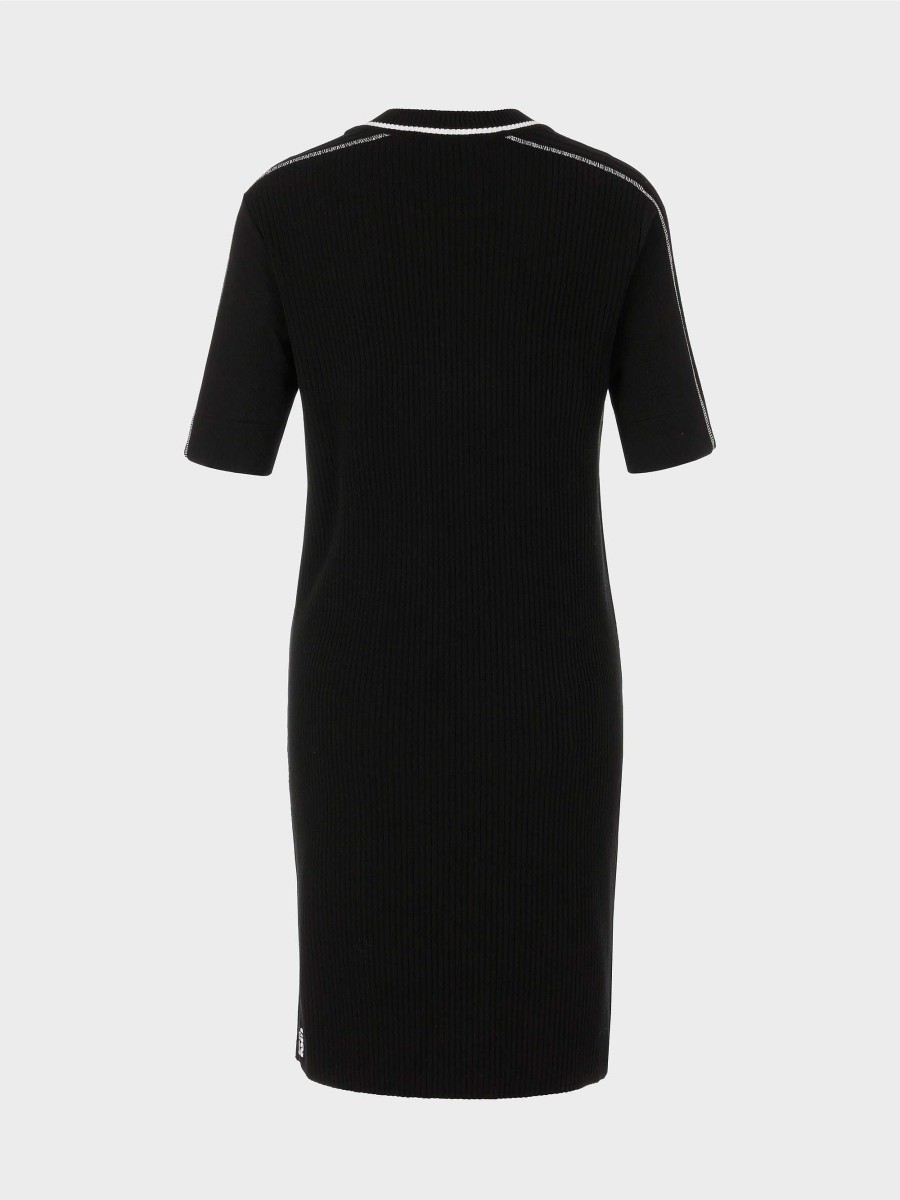 Marc Cain Rethink Together Dress Made Of Viscose Blend Knit