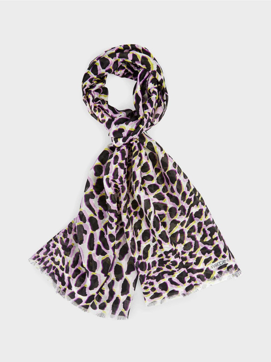 Marc Cain Leo Print Scarf Accessories