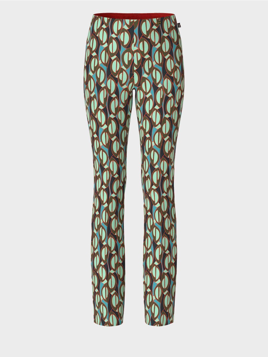 Marc Cain Frederica Trousers With All-Over Print Pantsuits