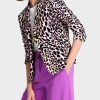 Marc Cain Body-Hugging Blazer With A Leopard Print Pantsuits