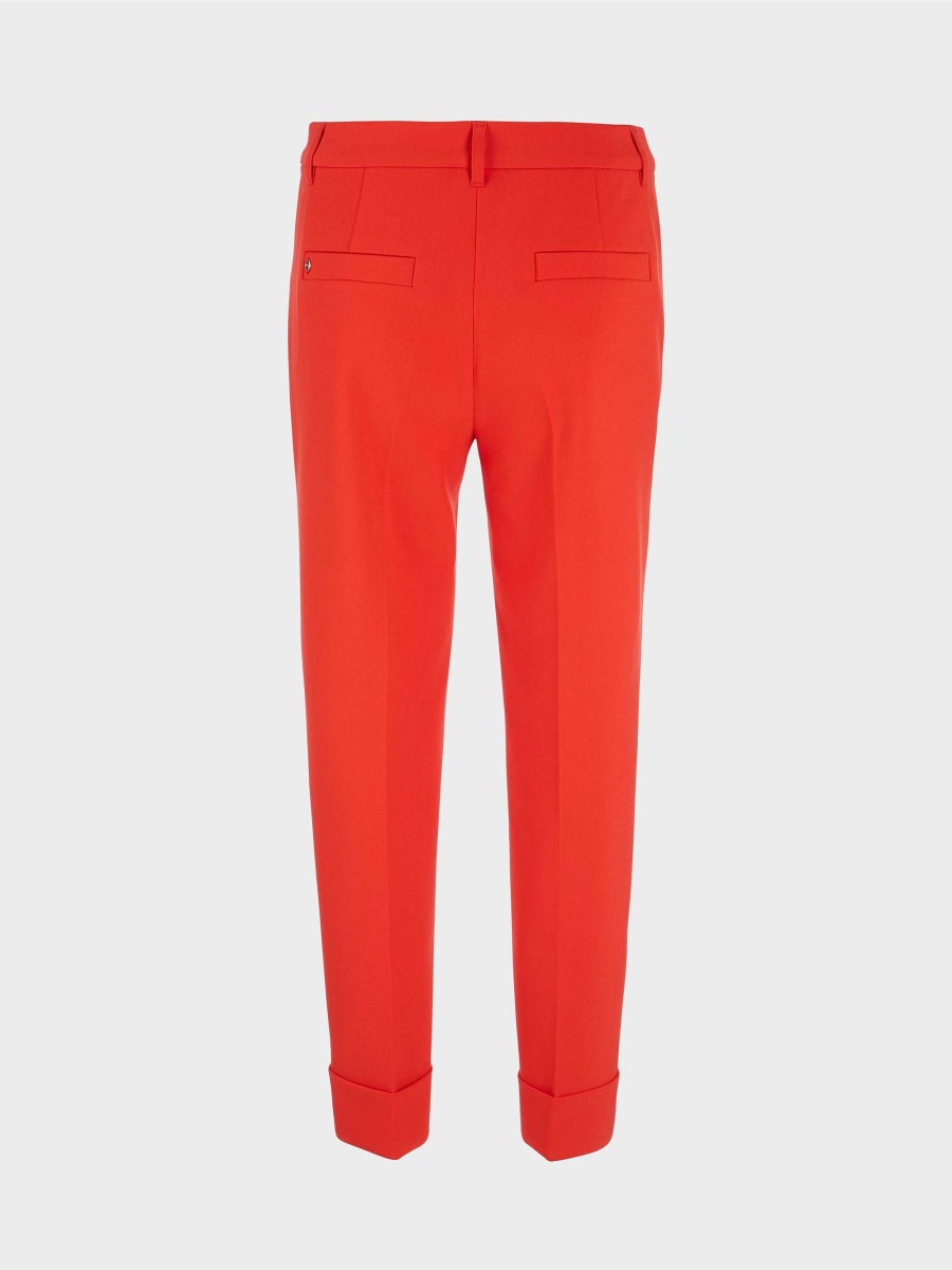 Marc Cain Fordon Trousers With Pleats And Cuffs Pants