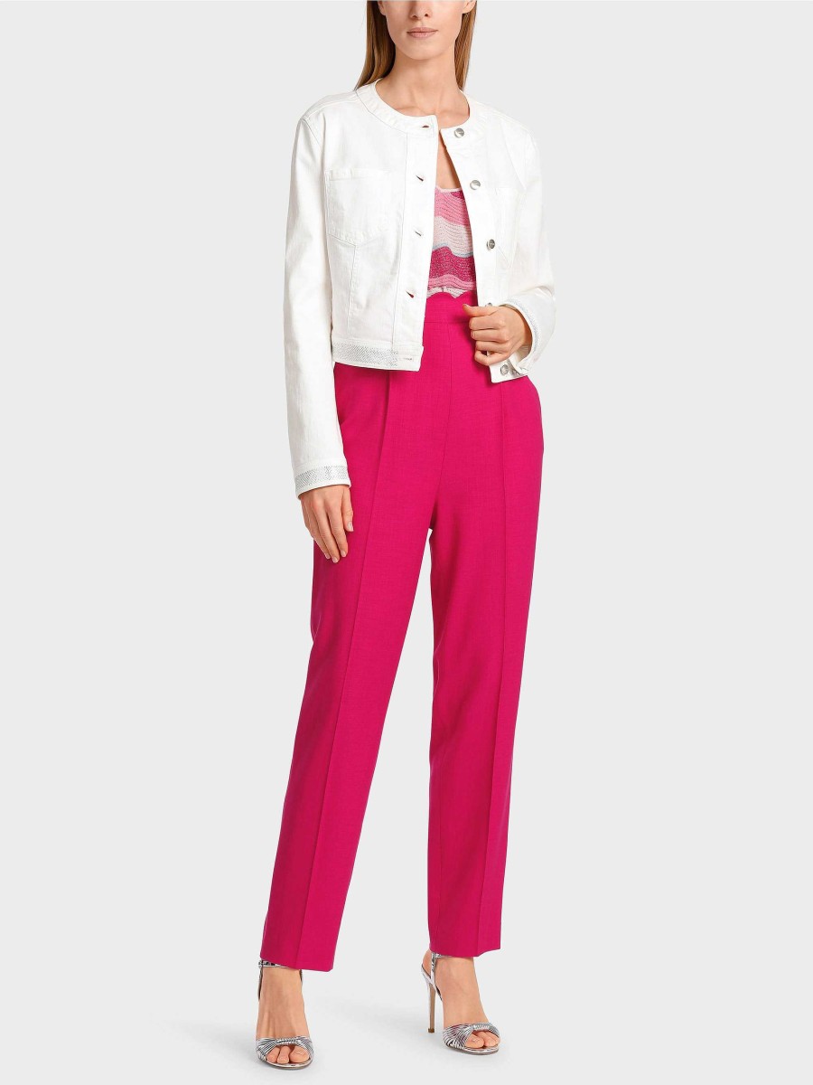 Marc Cain Sanaa Model With A Wavy Waistband Pantsuits