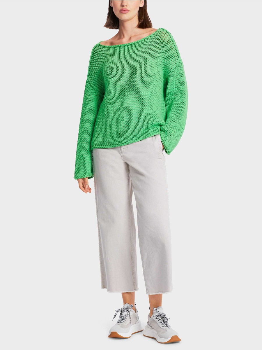 Marc Cain Sweater In Chunky Knitted In Germany Knit