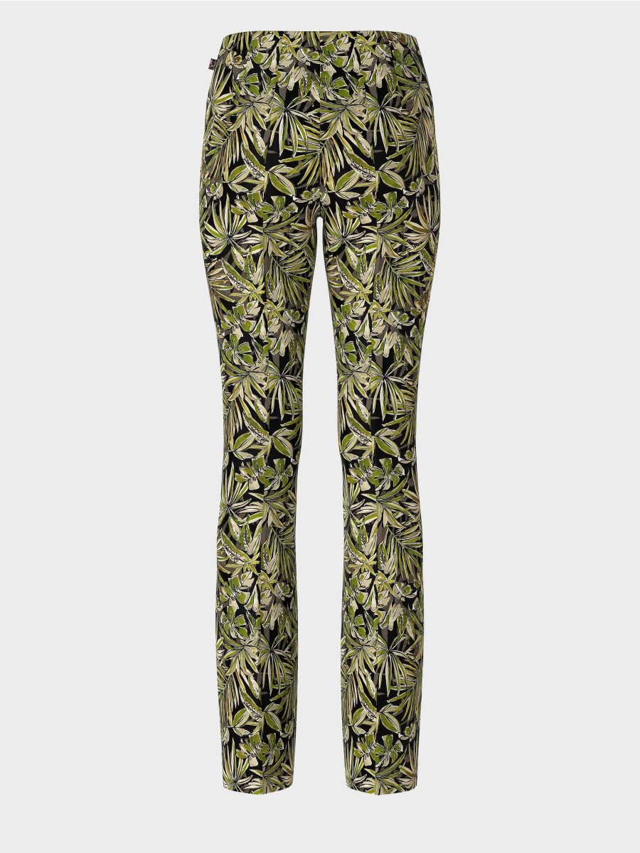 Marc Cain Frederica Trousers With Floral Print Pants