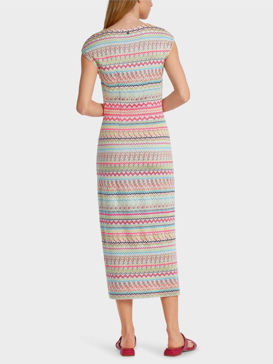 Marc Cain Slim Knitted Dress Knitted In Germany Knit