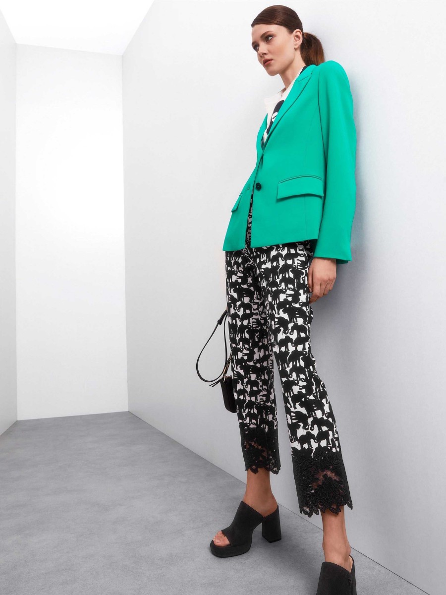 Marc Cain Blazer With Peak Lapels Pantsuits