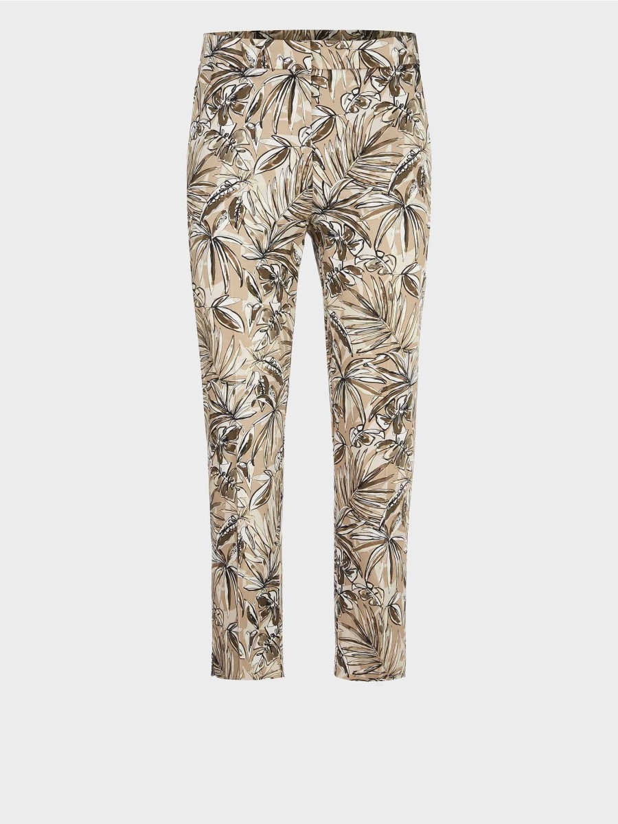 Marc Cain Fushun Trousers With Floral Print Pants