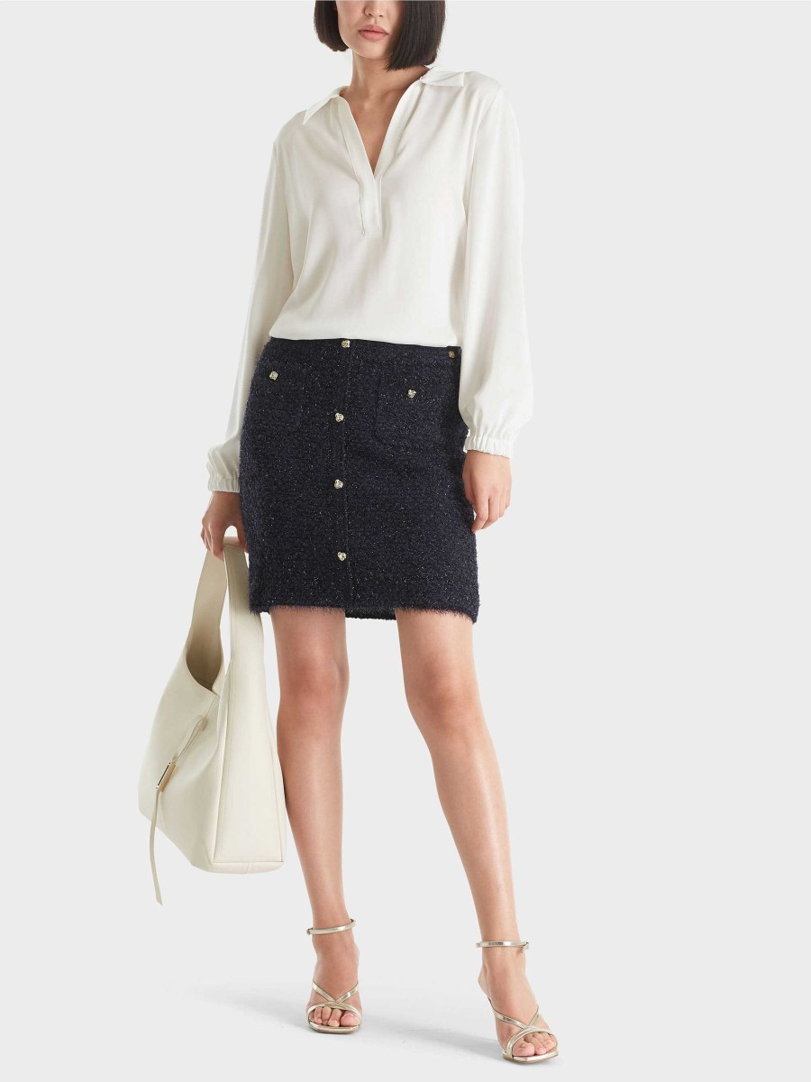 Marc Cain Fitted Mini Skirt Knitted In Germany Rocke