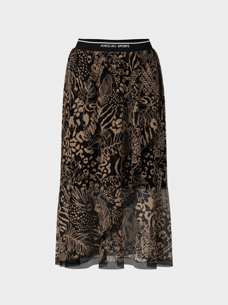 Marc Cain Printed Skirt Rocke