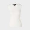 Marc Cain Sleeveless Top Knitted In Germany Knit