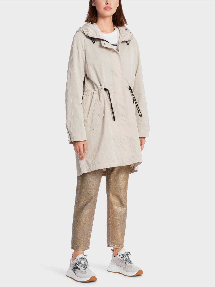 Marc Cain Coat With Zipper Coat & Outdoor Jackets