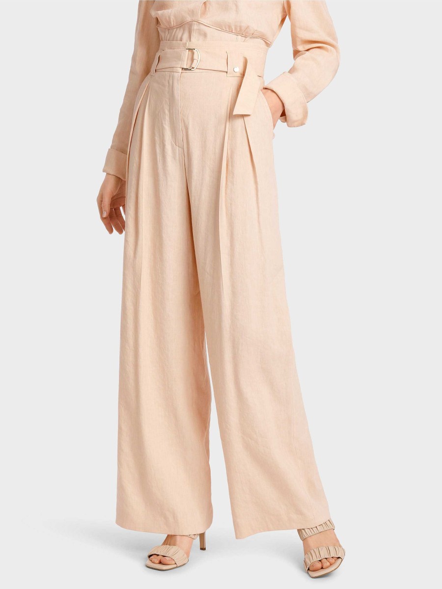 Marc Cain Model Wichita Trousers In Paperbag Style Pants