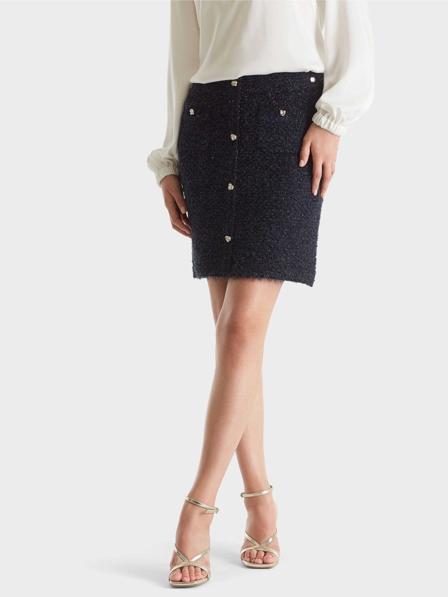 Marc Cain Fitted Mini Skirt Knitted In Germany Rocke