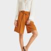 Marc Cain Model Wichita Trousers In Paperbag Style Pants