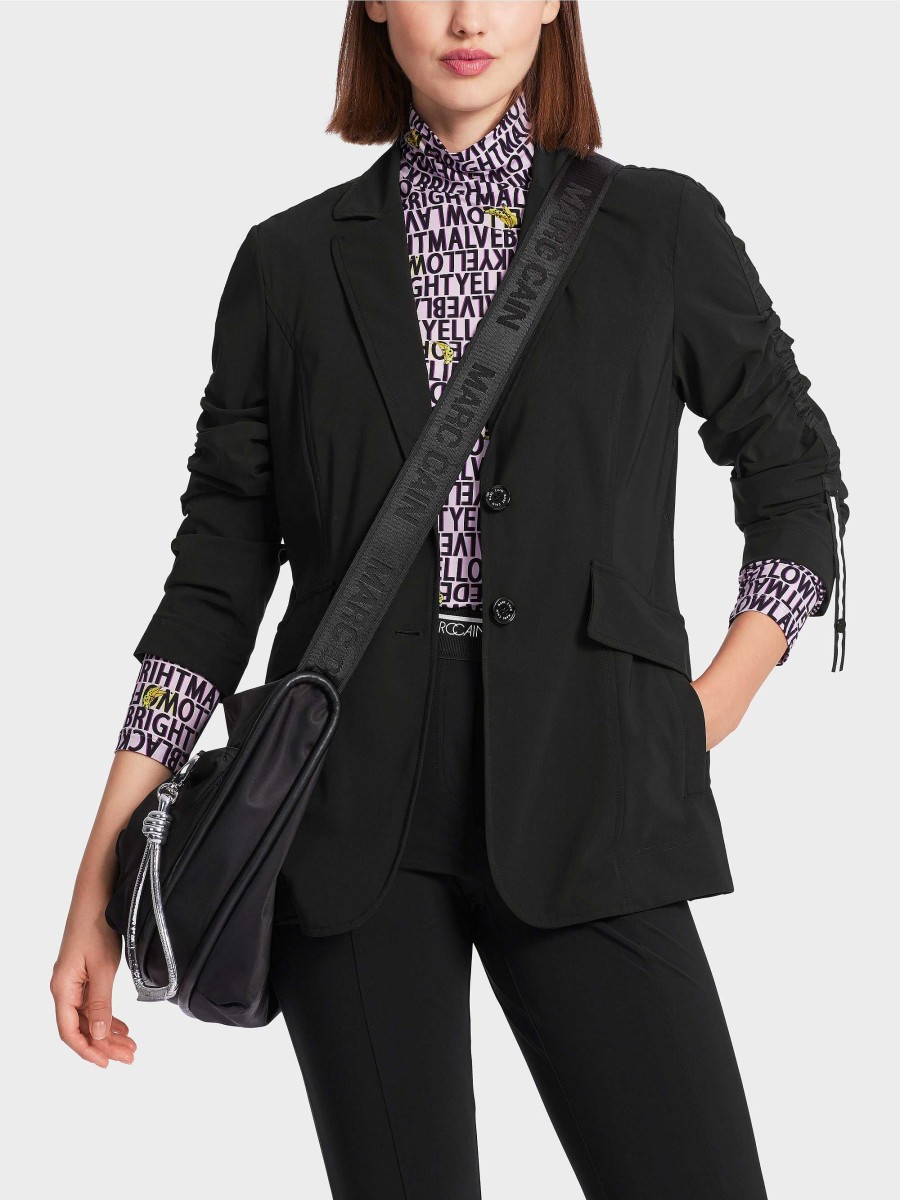 Marc Cain Blazer With Gathered Sleeves Blazer