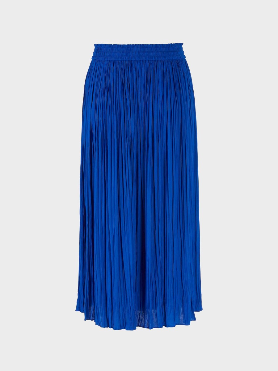 Marc Cain Midi-Length Skirt With Pleats Rocke