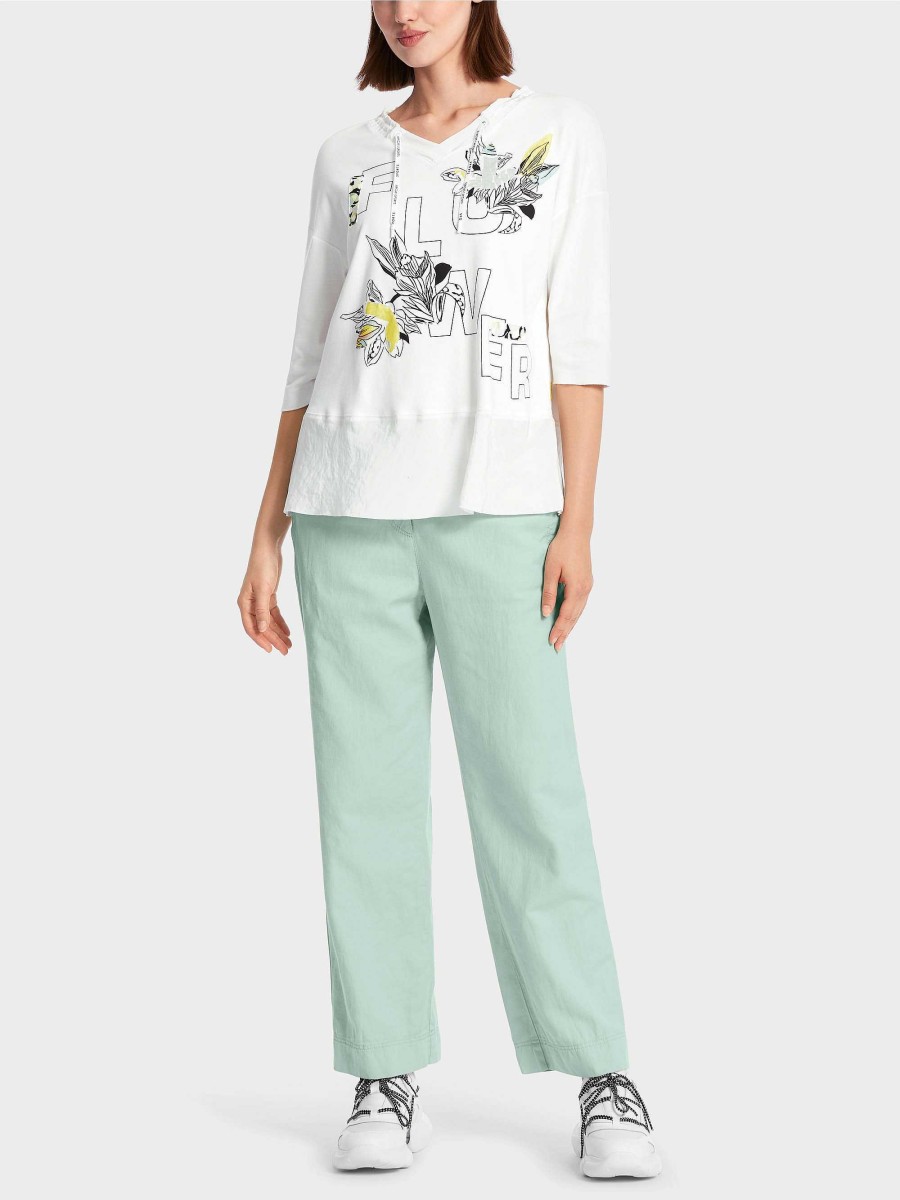 Marc Cain Blouse In A Mix Of Materials Blouses & Tunics