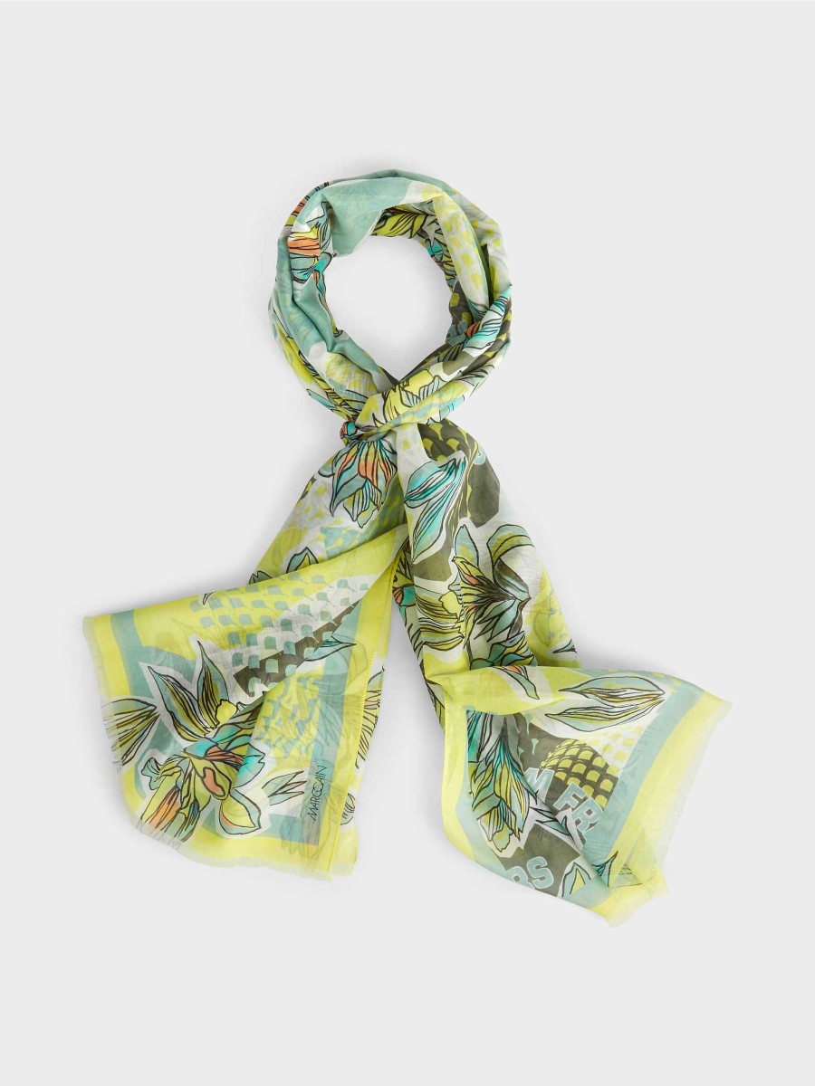 Marc Cain Fantasy Print Scarf Accessories