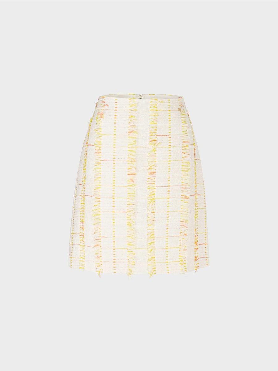 Marc Cain Skirt With Fringes Rocke