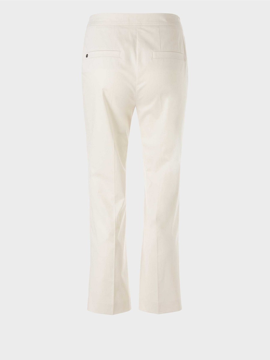 Marc Cain Plain Colored Trousers Flyde Pants