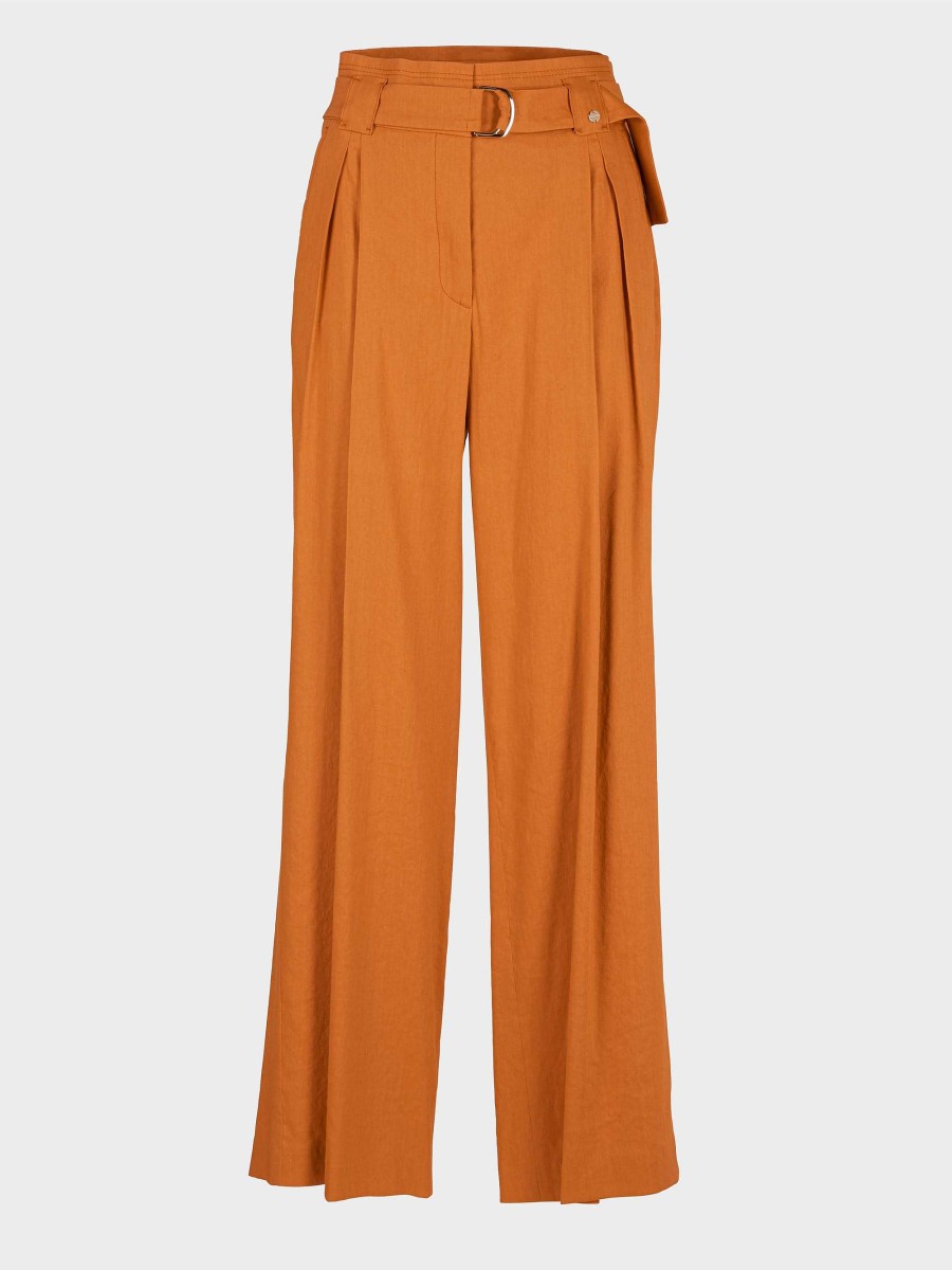 Marc Cain Model Wichita Trousers In Paperbag Style Pants