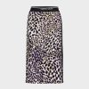 Marc Cain Knee-Length Skirt With Leopard Print Rocke