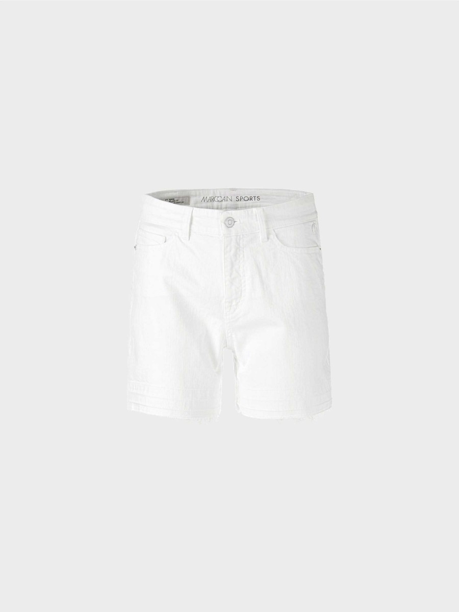 Marc Cain Plain Colored "Rethink Together" Shorts Pants