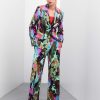 Marc Cain Washington Trousers - With All-Over Print Pantsuits